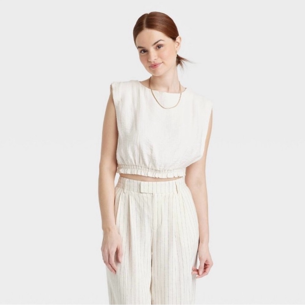 A New Day, Textured Cream Top